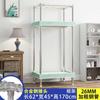 Guarda-roupa simples, moderno, simples, de pano, tubo de aço, reforçado, ousado, para alugar, quarto, casa, armazenamento, forte e durável
