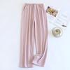 Pantalones de pijama de otoño e invierno para mujer, de tipo polar, engrosados, holgados, talla grande, pantalones casuales, pantalones de pierna ancha, pantalones cálidos para el hogar de pareja para hombre