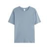 79000 algodón peinado 180g marca de moda Camiseta hombre casual holgada manga corta hombre color liso camiseta manga corta venta al por mayor