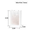 Bolsa de flores Bolsa de presente com abertura de janela transparente Bolsa de presente com janela de boneca de flores Bolsa de presente Tanabata Bolsa de dia das mães