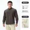 Nueva Chaqueta Camisa de Algodón Puro para Hombre Chaqueta Camisa para Hombre Guapo de Gama Alta para Hombre Otoño Casual de Negocios Camisa de Manga Larga para Hombre
