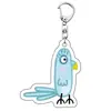 Lindo Merchandising de Animación de Peppa Pig Llavero Acrílico Animal Loro Pato Pollito Colgante para Mochila Regalo