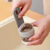 Cepillo para tapa de taza cepillo para huecos de teclado cepillo para tapa de taza rizada peine para cojín de aire cepillo de limpieza ranura de tapa de botella hueco cepillo multiusos
