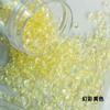 Piedras de cristal de color mágico transparente grava irregular micro paisaje uña DIY epoxi material delgado 15g