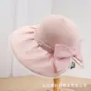 Sombrero de Paja de Ala Ancha con Lazo de Paja Estilo Nuevo de Verano, Malla de Lujo Ligero para Mujer, Versátil Sombrero de Protección Solar para Viajes al Aire Libre