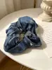 Scrunchie Oversized de Organza Floral, Elástico de Cabelo Super de Conto de Fadas e Alta Elasticidade, Fornecimento Atacado, Direto do Fabricante