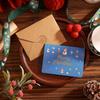 Amazon New Bronzeando Cartão Presente de Ação de Graças Cartão de Natal de Desenho Animado Cartão de Natal Bonito Ilustração Cartão de Mensagem