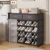 Zapatero Gabinete de Almacenamiento para Recibidor de Casa Montado en Pared Integrado Nuevo 2026 Zapatero Pequeño para Dormitorio Resistente y Duradero