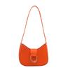 Bolso de Hombro Moderno y a la Moda para Mujer 2025 Primavera/Verano Nuevo Estilo Color Sólido Bolso de Mano para el Trabajo Bolso de Hombro Elegante