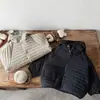 Chaqueta acolchada de algodón para niños, nueva prenda exterior de moda y cálida estilo coreano para otoño/invierno para niñas, abrigo de algodón para niños