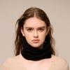 Sombrero multifunción de punto de cachemira lisa al por mayor con cuello para mujer, otoño e invierno cálido, bufanda universal para hombre y mujer