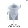 Molde de Resina de Cristal DIY Papoula Série de Natal Papai Noel Boneco de Neve Decorações de Mesa Molde de Silicone