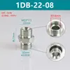 Adaptador hidráulico acero 45# Yonghua cono de 24 grados férula sello ED fitting para manguera 1CB 1CM 1DB 1DM