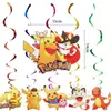 Pikachu Pocket Elf Ball - Vajilla para fiesta de cumpleaños, bandeja de papel, toalla de papel, mantel, decoración, suministros para arreglos, globo