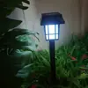 Luzes de jardim solares transfronteiriças luzes solares externas à prova d'água luzes de inserção no solo iluminação de jardim e pátio luzes de gramado atacado