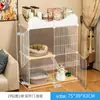 Gaiola para Gato Villa para Gatos Gaiola de Liquidação Casa de Gato Doméstica para Interior com Banheiro Espaço Livre Grande Gato Pequeno Ninho de Gato