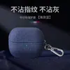 Nova Textura de Tecido Real Capa Protetora de Couro para Galaxy Buds3 Pro Headset Bluetooth Capa Protetora Totalmente Envolvente Feita à Mão