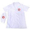 Nueva ropa de médico y enfermera de manga corta para niños, ropa de juego para jardín de infantes, ropa de rendimiento para el hogar, ropa de juego profesional para niños