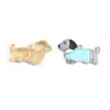 Colgante de Esmalte con Estampado de Perro de Dibujos Animados de Colores DIY Joyería de Aleación Collar Pulsera Colgante Pequeño Producto Nuevo Transfronterizo