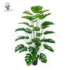 Plantas Verdes Simuladas Grandes de Chão, Planta Artificial de Alta Qualidade Monstera Bionics Transfronteiriça em Vaso Decoração para Casa e Jardim