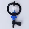 Aspersor de irrigação por microaspersão para pendurar em estufa, cabeça de microaspersor, spray automático de 360 graus, rotativo, plugue de solo agrícola invertido, cabeça de aspersor de 8 metros, automático