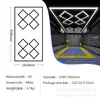 Cuarto de Lavado de Autos Luz de Panal 110 Voltaje Amplio Luz Hexagonal para Garaje Luz para Estación de Trabajo de Belleza de Autos Luz LED con Soporte Integrado