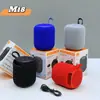 Nuevo Modelo de Comercio Exterior M18 Mini Altavoz Bluetooth Inalámbrico, Subwoofer de Tela Portátil para Exteriores con Ranura para Tarjeta