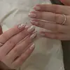 Le Fan Simples Unhas Vestíveis Unhas Postiças Bling Galvanoplastia Arte de Unha Pontas de Unha Venda Quente Transfronteiriça Pontas de Unha Vestíveis Atacado