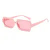 Nuevas Gafas de Sol de Moda Transfronterizas Europeas y Americanas de Montura Pequeña Retro Sencillas Ins Tendencia para Mujer Color Gelatina Gafas para Hombre