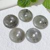 Cristal natural jade paz fivela 2 cm pingente anel colar atacado diy jóias acessórios acessórios nostálgicos pingente