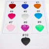 Etiqueta de Mascota de Aluminio Placa de Perro Llavero Láser Colgante de Corazón Placa de Nombre de Mascota Etiqueta de Identidad Accesorios Antiperdidos Colgante