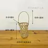 Capa de copo para milk tea trançada em bambu design vazado estilo pastoral pode ser usada como cesta de flores decoração de cesta de bambu