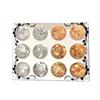 Unhas artísticas papel folha de ouro e prata conjunto completo ouro platina bronze pôr do sol açafrão prata cor de folha de estanho de acordo com os requisitos de conjunto misto