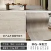 Revestimento de Azulejo de Pedra Macia Travertino Romano Painel Decorativo de Parede Externa Travertino Âmbar Imitação de Pedra Pele de Travertino Flexível de PU