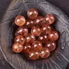 Cristal de Cabello de Cobre Natural Cuentas Sueltas Cuentas de Oblea de Titanio Cristal de Tesoro Múltiple Pulsera Individual Accesorios para Joyería DIY