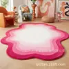 Dropshipping Transfronterizo Alfombra de Imitación Irregular Cachemir Sala de Estar Mesa de Café Sofá Manta Resistente a Manchas y Fácil de Cuidar Dormitorio Alfombra de Cabecera