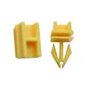 Adecuado para clips de fijación de paso de rueda delantera Ford, clips de plástico hechos de material de poliacetal amarillo