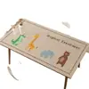 Mantel de Mesa de Dibujos Animados, Impermeable, Resistente al Aceite, Mantel sin Lavado, Lujo Ligero, Mantel para Mesa de Café de Gama Alta, Mantel Protector de Mesa Antiescaldado