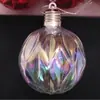 2026 Novo Produto Transfronteiriço Branco Transparente Colorido Formato Especial Bola Bola de Natal Pingente Decorações de Árvore de Natal
