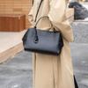 Bolso de piel auténtica para mujer, gran capacidad, nuevo modelo 2025, bolso de nicho, bolso bandolera de moda para mujer.
