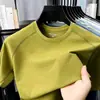 Camiseta Casual Masculina de Verão Clássica Simples Lisa para Jovens, Versátil Multicor para Atividades ao Ar Livre e Fitness com Gola Redonda