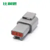 Dtm04-3P Conector Impermeable Automotriz Doméstico Enchufe para Excavadora Conector Macho de 3 Agujeros Funda de Terminal