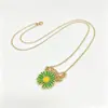 Collar de Corazón de Doble Capa de Moda Estilo Europeo y Americano para Mujer, Cadena Larga de Suéter Hip-Hop Minimalista Empalmada Tendencia Ins