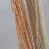Perlas de Agua Dulce Naturales de unos 4 mm, Cuentas de Arroz de Tres-Siete Agujeros, Productos Semi-Terminados de Collar de Perlas, Cuentas Sueltas para DIY, Accesorios de Joyería para DIY