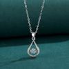 Colar de aço titânio estrela de seis pontas pequeno fragrância completo diamante colar inteligente estrela do amor corrente clavícula banhada a ouro real venda quente ao vivo
