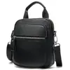 Bolso Bandolera Pequeño de Cuero para Hombre Transfronterizo Europeo y Americano Bolso de Hombro Retro Cinturón Multifuncional de Hombro Bolso para Cintura de Teléfono Móvil
