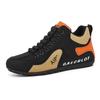 Tênis de cano alto tendência outono e inverno casual com forro de fleece sapatos de algodão nova moda masculina para caminhar e para o trabalho sapatos masculinos quentes