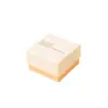Elegante Caja de Joyería, Caja para Collares, Caja de Joyería para Pendientes, Caja Blanca y Rosa para Anillos, Caja de Regalo Compacta de Almacenamiento