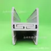 Productos de extrusión de plástico Perfil de plástico combinado de PVC Tira de plástico de PVC Perfil de extrusión con ranura para tarjetas