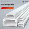 Modelo de tronco de pvc decoração de engenharia completa troncos de plástico trunking de montagem aberta retardante de chama